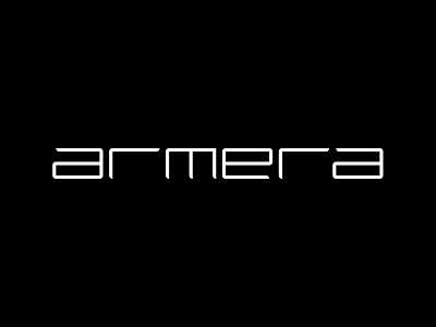 Armera branding design graphicdesign identity logo logotype mark minimal minimalism sign steel type typography
