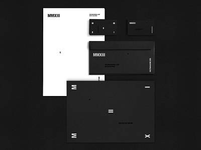 MMXIII bkzcreative black branding design identity kyiv logo