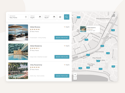 Travel - Hotel Search with Map