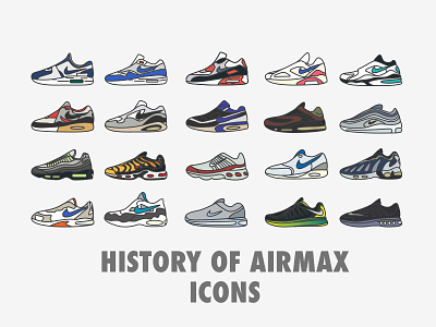 History Of Air Max Icons airmax download free icons nike shoes sneaker