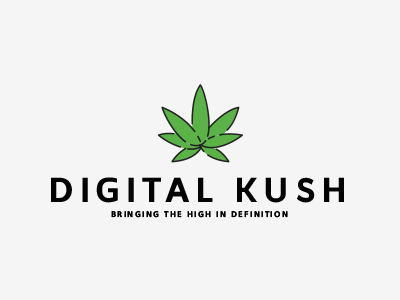 Digital Kush branding definitiv digital high illustrator kush logo weed