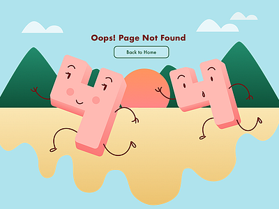 Daily UI | 008 — 404 Page