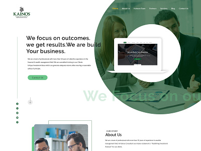 Consultant Website design ux