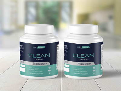Clean branding design lable mockups packaging protein supplements supplement mockups