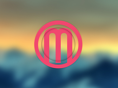 Logo M brand circular identity logo m pakistan