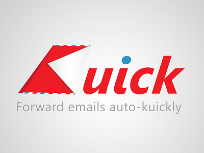 Kuick Logo design app email envelope forward logo mail pakistan