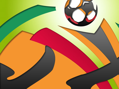 Fifa Worldcup 2010 art football soccer south africa vector world cup