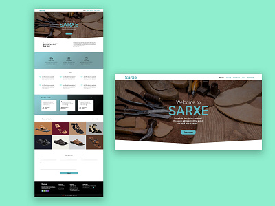 Business Page adobexd branding color palette design mobile app photoshop shoes typography ux