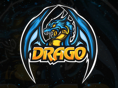 Dragon esports logo, mascot