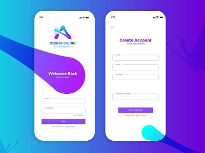 Sign up Page 1stdesign advertising app app designer branding dailyui design graphic design illustration logo minimal mobile mobile app studio typography ui ux vector vector art