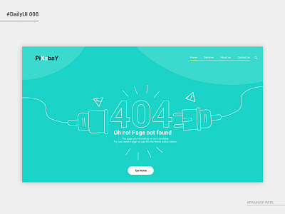 404 Page 404page adobe advertising app designer dailyui error graphic design illustration missing typography ui website