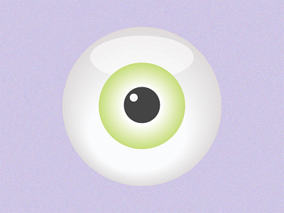 Starey Eyed design eye eyeball eyeballs eyes grain grainy green illustration pastel pupil retina simplicity stare vector