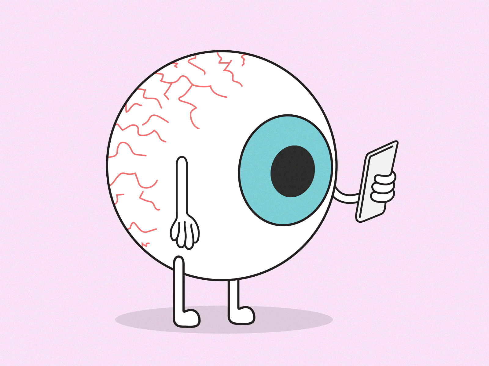 Eye Phone by Baz Grafton on Dribbble