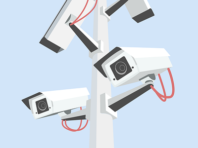 Streaming Now 1984 big brother cctv george orwell illustration illustration art illustrator security camera vector vector illustrator