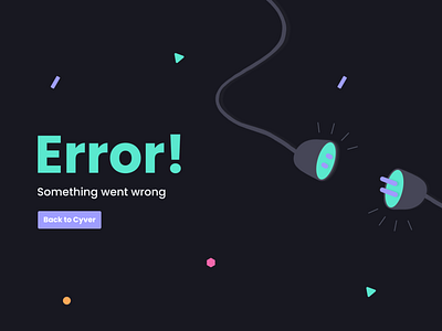 Error Page Dark Mode