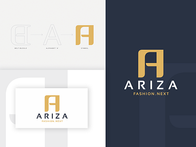 Ariza. Fashion.Next design logo fashion logo graphicdesign logo logo design logo design concept logo mark logodesign logotype luxury brand luxury logo minimalist minimalist logo modern logo