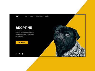 Pet Adoption Landing Page