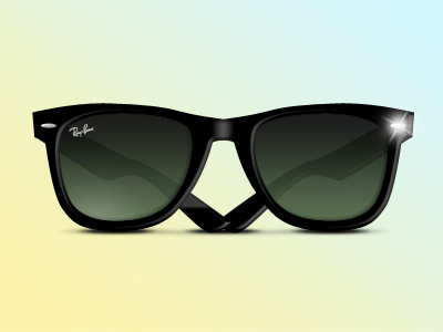 Ray-Ban Sunglasses glasses holiday icon illustration ray ban shades sunglasses wayfarer