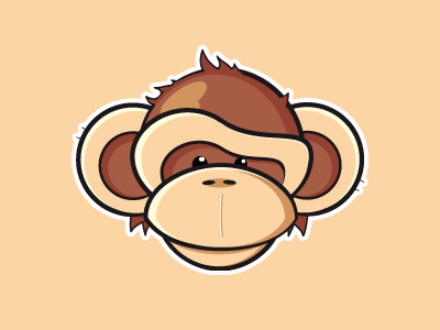 Monkey Business2 character design illustration