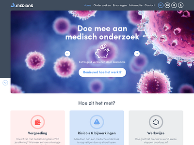 Medical research homepage