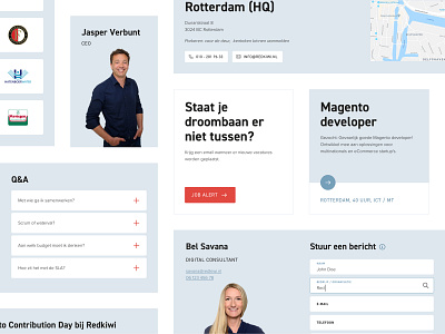Content elements - Redkiwi.nl agency cards clean contact form contact person content elements digitaldesign freelancer freelancers google maps location logos netherlands productdesign rotterdam team uidesign vacancy webdesign white