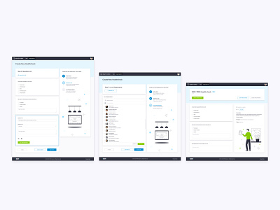 Health Check Tool for HR. Web App ui ux web