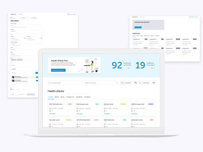 Health Check Tool for HR. ui ux web