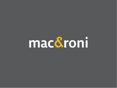 Macaroni Creative branding creative design identity logo logotype macaroni studio
