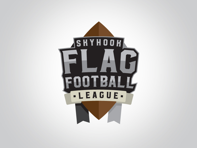 Skyhook Flag Football League Logo by Ron Gibbons on Dribbble