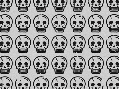 Skull Pattern bones crossbones icon illustration music pattern rock skull