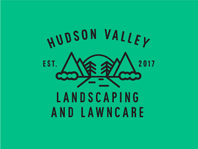 Hudson Valley Landscaping and Lawncare hudson valley illustration kingston landscaping lawncare nature upstate vector