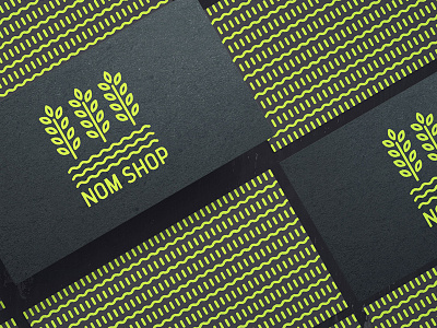 Nom Shop Branding asian boston farming field food lines nyc restaurant rice water wheat