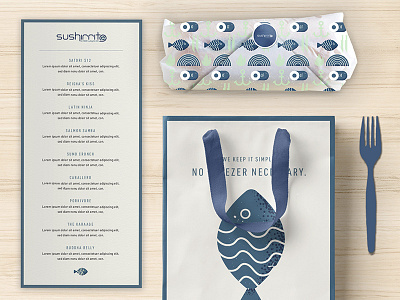 Sushiritto Branding Concept anchor burrito fish food fresh restaurant sushi sushiritto