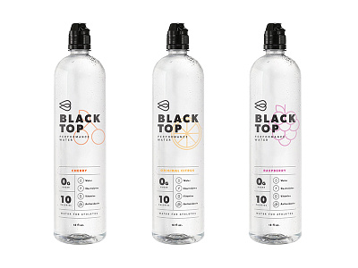 Blacktop Bottle Concept beverage fitness health drink nyc packaging performance water sports drink water