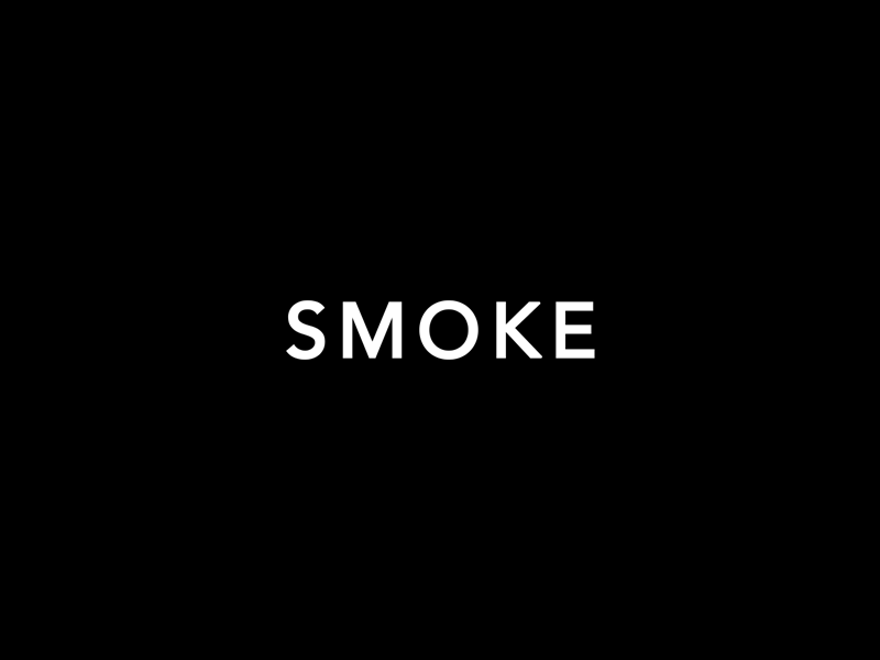 Smoke 2d animation gif kinetic typography motion graphics smoke type animation typography