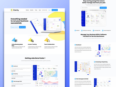 Clairity App Website Design