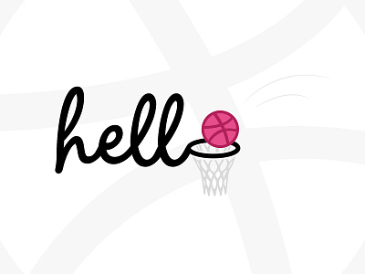 Hello Dribbble! 🏀 debut dribbble first hello