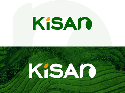 Kisan Logomark branding design flat illustrator logo logo design logo mark logodesign logotype minimal