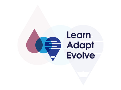 Learn Adapt Evolve Logo Concept abstract brand concept branding creative logo design education logo education website flat logo logo design logo mark logodesign logotype minimal