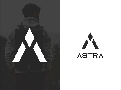 Astra a letter logo abstract adobe illustrator apparel logo asthetic backpack branding creative design lettermark logo logo design logo mark logodesign minimal nepali sharp vector