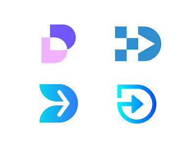 Letter "D" logomark exploration