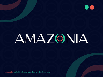 amazonia ; a clothing brand abstract brand identity branding circle clothing cool design designer flat graphic design logo logo mark logodesign minimal shapes wordmark