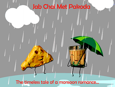 No matter what, these two will always be a hit! food monsoon rain snacktime teatime weather