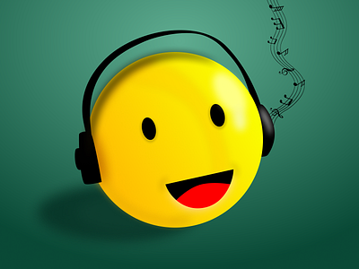 🙁+🎶 = 😃 character character illustration creativity design digital art emoji emoticon face illustration smiley vector