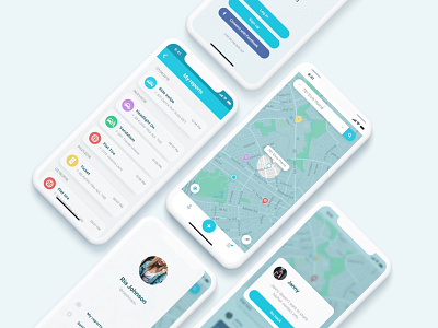 Pazi Car Safety app app design art direction ios app design mobile app product design ui ux ui ux design uxdesign visual design