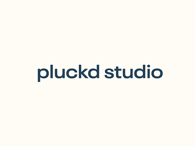 pluckd studio Branding