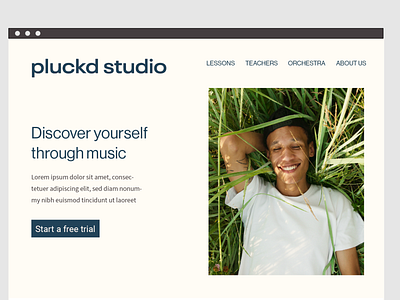 pluckd studio website branding landingpage startup techstartup ui ux webdesign