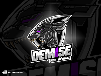 Demise Logo design esport logo gamers gaminglogo illustration mascotlogo twitch logo vector