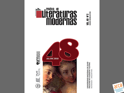 Revista de Literaturas modernas collection cover design design front journal logo logo design