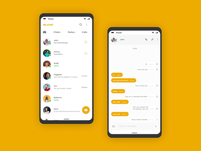 Chat App app clean design dailyui design design of the day figma product ui ux website